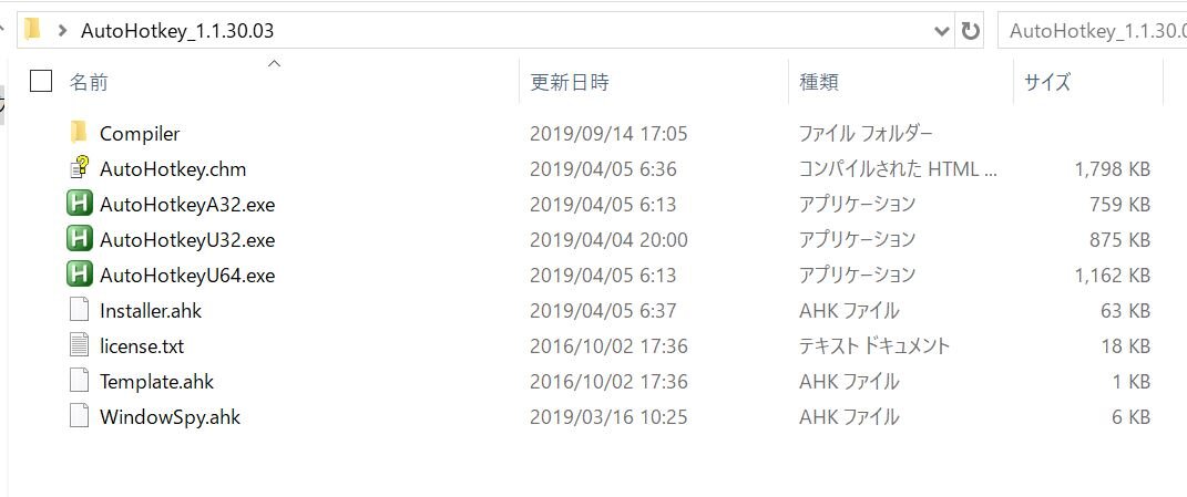 展開した中身