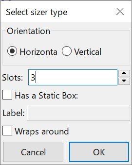 Slotsを3にして「OK」をクリック